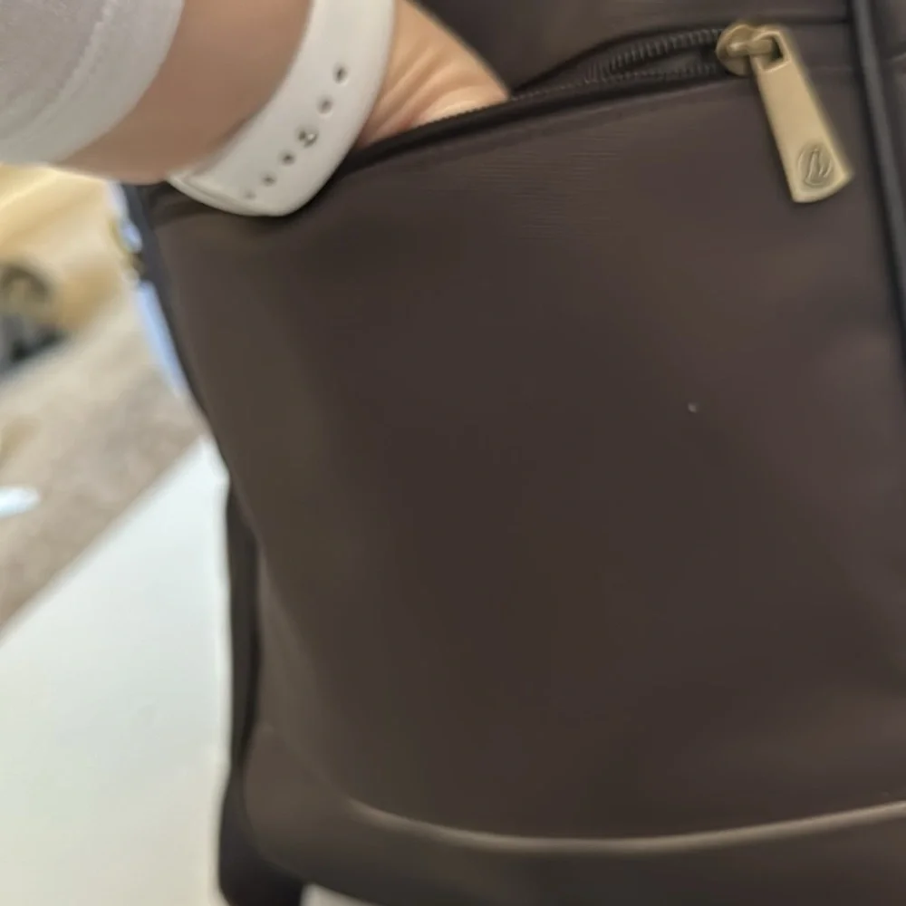 Ballantines Sling Bag in Brown with gold details
